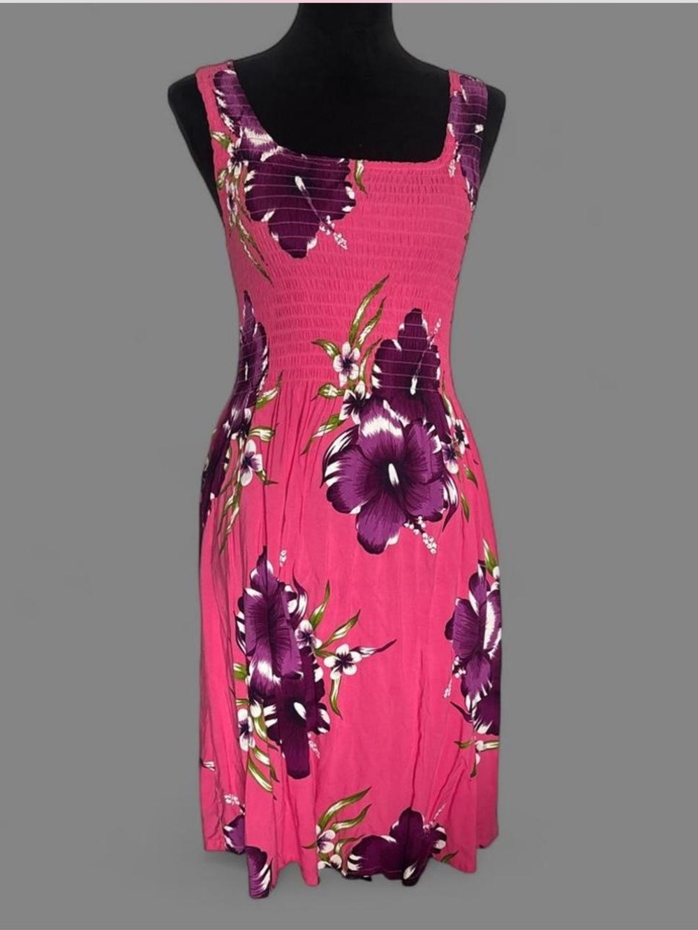 Aloha fashion Pink Floral Summer Sundress